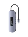 Kup Adapter USAMS US-SJ642 HUB 6w1 USB-C / 2xUSB-A 3.0, TF, SD, USB-C, HDMI PD100W grau/tarnfarben - USA1013 - {ean13} - Sklep Home Screen