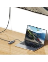 Kup Adapter USAMS US-SJ642 HUB 6w1 USB-C / 2xUSB-A 3.0, TF, SD, USB-C, HDMI PD100W grau/tarnfarben - USA1013 - {ean13} - Sklep Home Screen