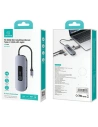 Kup Adapter USAMS US-SJ642 HUB 6w1 USB-C / 2xUSB-A 3.0, TF, SD, USB-C, HDMI PD100W grau/tarnfarben - USA1013 - {ean13} - Sklep Home Screen