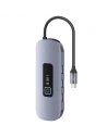 Kup Adapter USAMS US-SJ643 HUB 8in1 USB-C / 3xUSB-A 3.0, TF, SD, USB-C, HDMI, RJ45 PD100W grau/tarnfarben - USA1014 - {ean13} - Sklep Home Screen