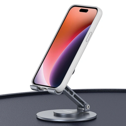 Buy USAMS US-ZJ074 rotating desk phone / tablet holder space grey - USA1017 - {ean13} - Home Screen Store Europe