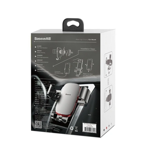 Buy Baseus Gravity Air Vent Car Mount - BSU583SLV - {ean13} - Home Screen Store Europe