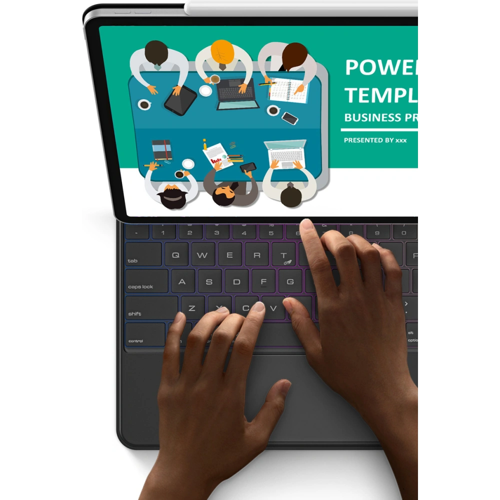 Etui z klawiaturą Dux Ducis MK Apple iPad Pro 12.9 (4., 5. i 6. generacji) czarne