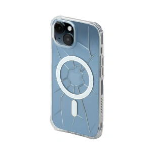 Kup Etui Kingxbar PQY Crack Series MagSafe Apple iPhone 15 průhledné - KGX672 - {ean13} - Sklep Home Screen