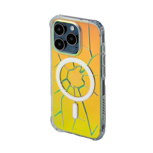 Kup Etui Kingxbar PQY Crack Series MagSafe Apple iPhone 15 Pro Max holografikus - KGX677 - {ean13} - Sklep Home Screen