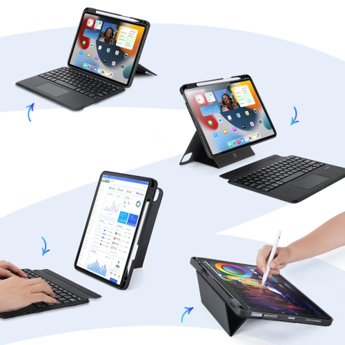 Kup Etui z klawiaturą Dux Ducis DK Apple iPad Air 10.9 (4. i 5. generacji) / iPad Pro 11 (3. i 4. generacji) czarne - DDS1875 - {ean13} - Sklep Home Screen