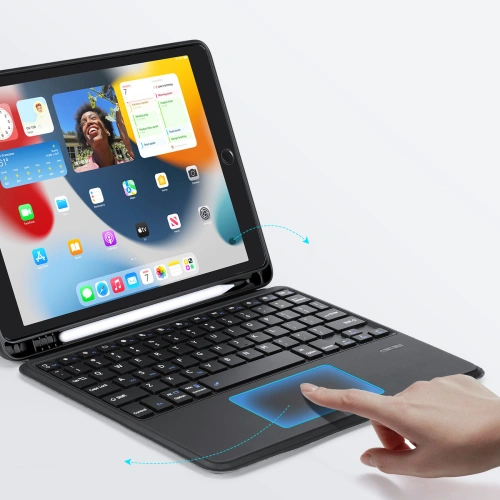 Buy Dux Ducis DK Keyboard Case Apple iPad 10.2 (7th, 8th and 9th generation) / iPad Air 10.5 (3rd generation) / iPad Pro 10.5 (2nd generation) black - DDS1876 - {ean13} - Home Screen Store Europe