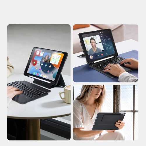 Buy Dux Ducis DK Keyboard Case Apple iPad 10.2 (7th, 8th and 9th generation) / iPad Air 10.5 (3rd generation) / iPad Pro 10.5 (2nd generation) black - DDS1876 - {ean13} - Home Screen Store Europe