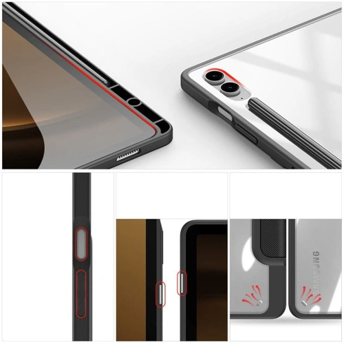 Kup Etui Dux Ducis Toby Samsung Galaxy Tab S9 FE+ Plus černé - DDS1882 - {ean13} - Sklep Home Screen