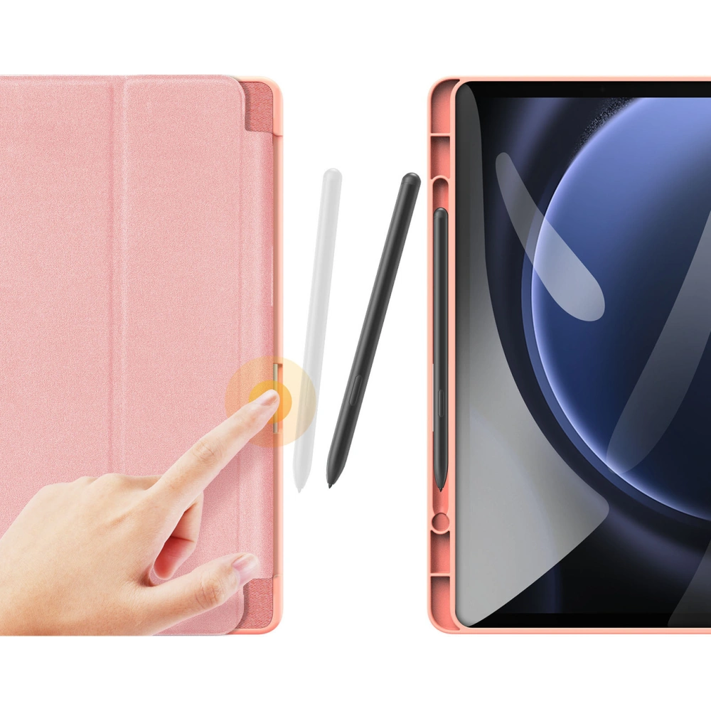 Etui Dux Ducis Domo Samsung Galaxy Tab S9 FE+ Plus różowe
