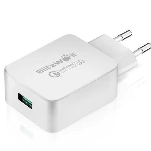 Kup USB síťová nabíječka BlitzWolf BW-S5 Quick Charge 3.0 18W (bílá) - BLZ130WHT - {ean13} - Sklep Home Screen