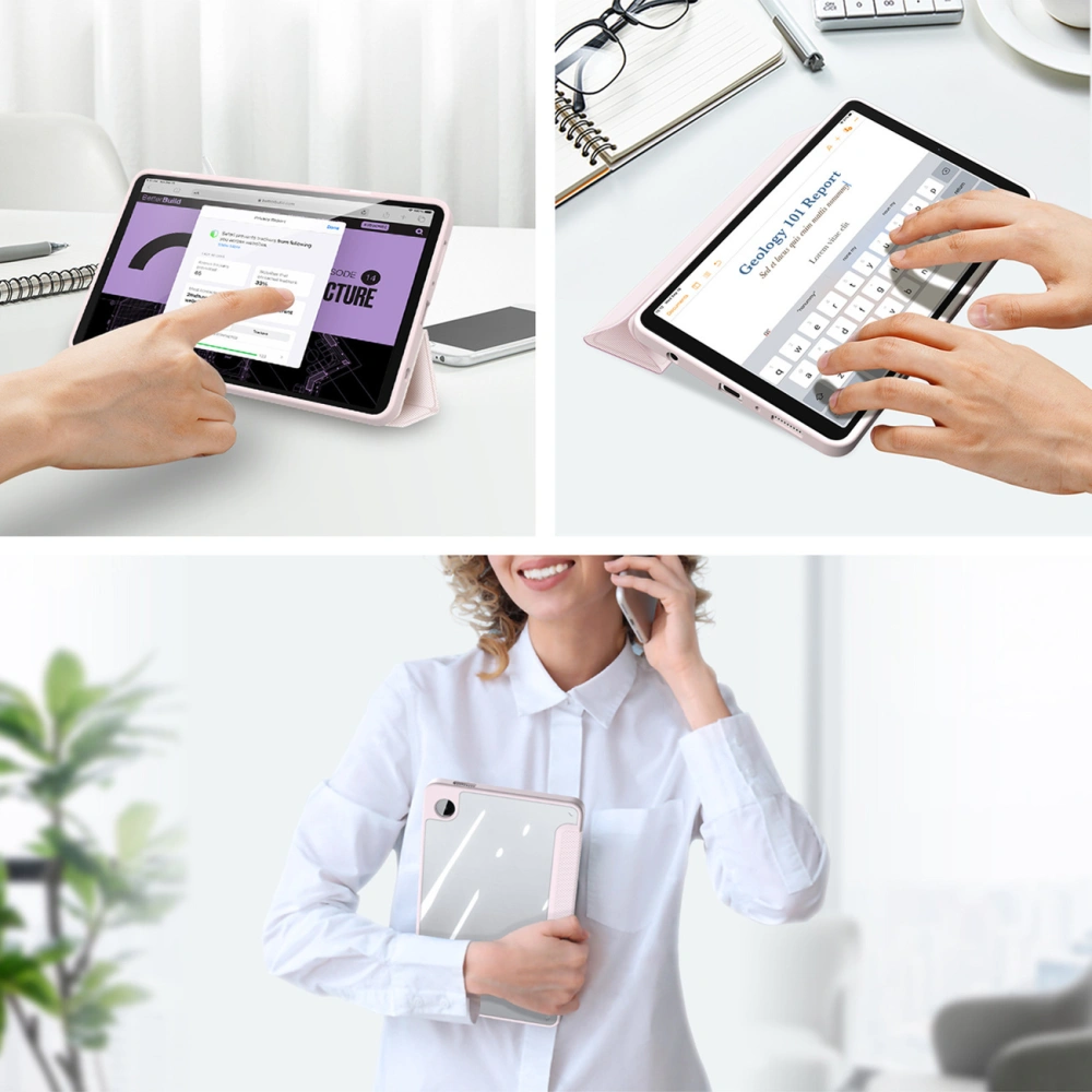 Etui Dux Ducis Toby Samsung Galaxy Tab A9 różowe