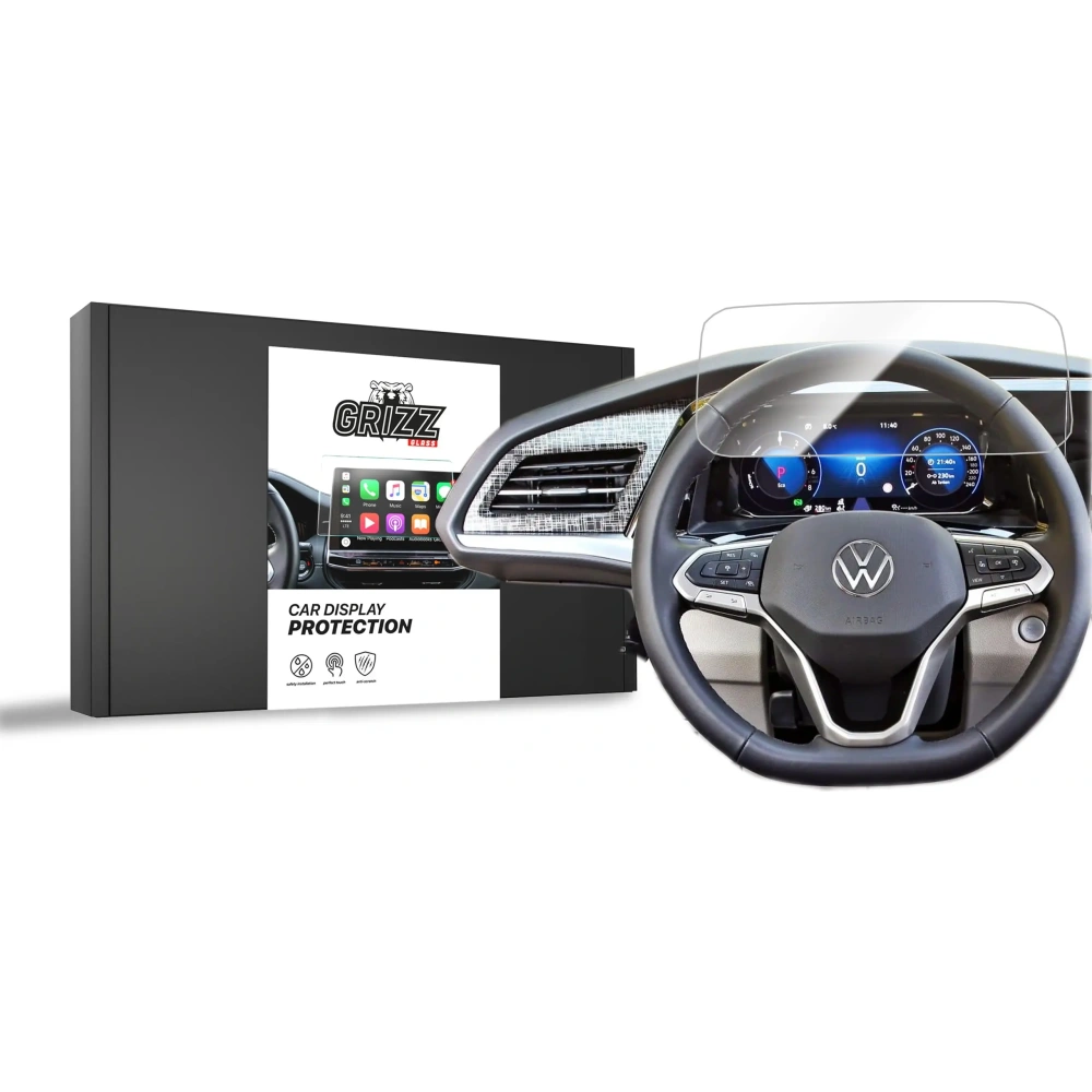 Folia ceramiczna GrizzGlass CarDisplay Protection do Volkswagen Multivan 4 Virtual Cockpit 10,25" 2021-2024