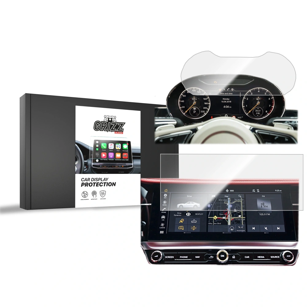 Folia ceramiczna GrizzGlass CarDisplay Protection do Bentley Continental Flying Spur 2019-2024 [2w1]