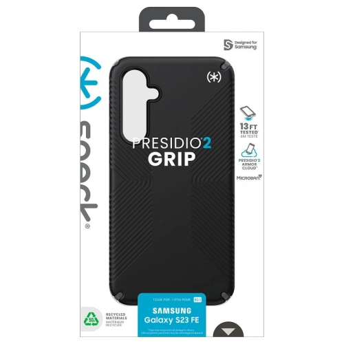 Kup Case Speck Presidio2 Grip Samsung Galaxy S23 FE (Schwarz/Schwarz/Weiß) - SPK586 - {ean13} - Sklep Home Screen