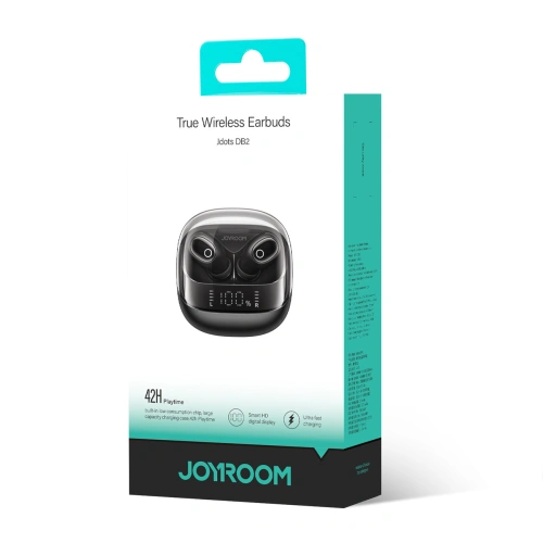 Kup Joyroom Căști in-ear fără fir Jdots Series JR-DB2 TWS Bluetooth 5.3 negru - JYR934 - {ean13} - Sklep Home Screen