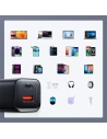 Kup Síťová nabíječka Joyroom Speed Series JR-TCF08EU USB-A, USB-C 30W PD QC AFC FCP černá - JYR935 - {ean13} - Sklep Home Screen