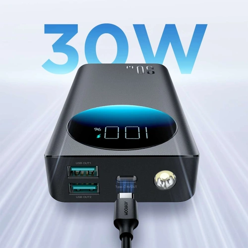 Kup Powerbank Joyroom JR-PBF03 30000mAh 30W + kabel USB-A / USB-C 25cm černý - JYR938 - {ean13} - Sklep Home Screen