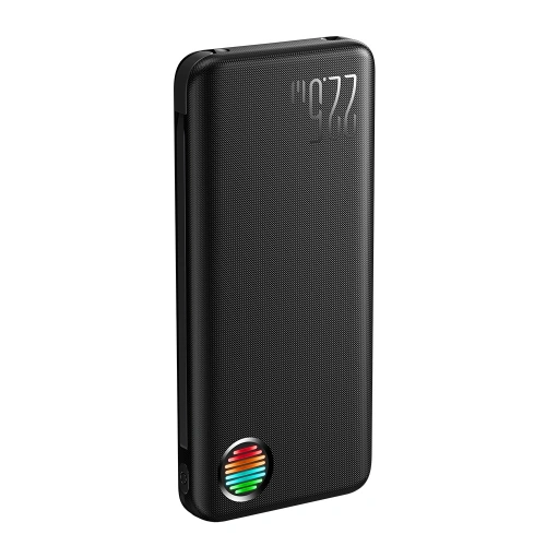 Buy Joyroom JR-L014 powerbank 10000mAh 22.5W + built-in cables USB-C, Lightning + USB-A / USB-C cable 25cm black - JYR939 - {ean13} - Home Screen Store Europe