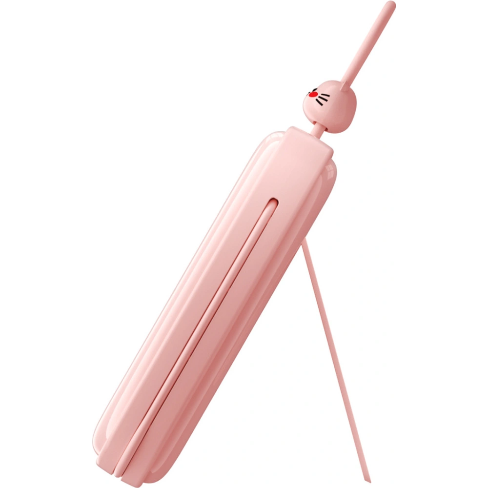 Powerbank Joyroom Cutie Series JR-L008 Plus 20000mAh 22.5W + wbudowane kable USB-C, Lightning + kabel USB-A / USB-C 25cm różowy