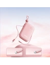 Kup Powerbank Joyroom Cutie Series JR-L008 Plus 20000mAh 22.5W + beépített USB-C, Lightning kábelek + USB-A / USB-C 25cm rózsaszín - JYR940 - {ean13} - Sklep Home Screen