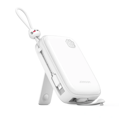 Kup Powerbank Joyroom Cutie Series JR-L008 Plus 20000mAh 22.5W + integrierte USB-C- und Lightning-Kabel + USB-A / USB-C-Kabel 25 cm weiß - JYR941 - {ean13} - Sklep Home Screen