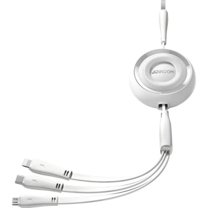 Kup Kabel 3w1 Joyroom Colorful Series S-A40 USB-A / USB-C, Lightning, microUSB 1m bílý - JYR943 - {ean13} - Sklep Home Screen