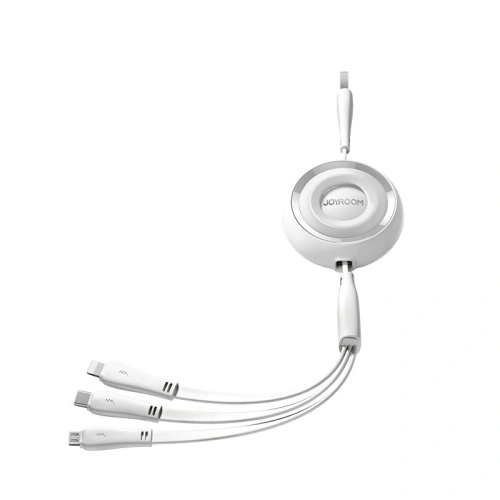 Kup Kabel 3w1 Joyroom Colorful Series S-A40 USB-A / USB-C, Lightning, microUSB 1m bílý - JYR943 - {ean13} - Sklep Home Screen