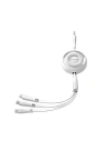 Kabel 3w1 Joyroom Colorful Series S-A40 USB-A / USB-C, Lightning, microUSB 1m weiß