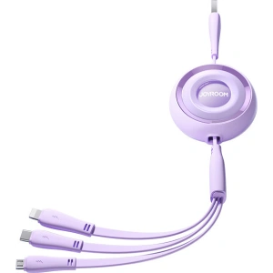 Kup Kabel 3w1 Joyroom Colorful Series S-A40 USB-A / USB-C, Lightning, microUSB 1m fialový - JYR944 - {ean13} - Sklep Home Screen