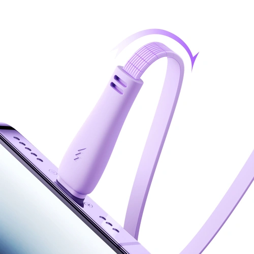 Kup Kabel 3w1 Joyroom Colorful Series S-A40 USB-A / USB-C, Lightning, microUSB 1m fioletowy - JYR944 - {ean13} - Sklep Home Screen