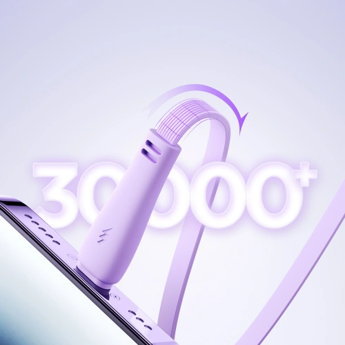 Kup Kabel 3w1 Joyroom Colorful Series S-A40 USB-A / USB-C, Lightning, microUSB 1m fioletowy - JYR944 - {ean13} - Sklep Home Screen