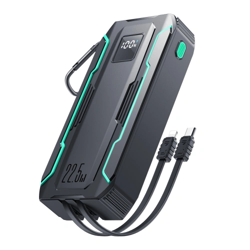Buy Joyroom JR-L018 powerbank 20000mAh 22.5W + built-in cable USB-C, Lightning black - JYR945 - {ean13} - Home Screen Store Europe