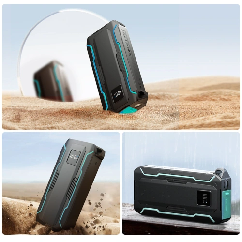 Kup Powerbank Joyroom JR-L018 20000mAh 22.5W + wbudowane kable USB-C, Lightning czarny - JYR945 - {ean13} - Sklep Home Screen