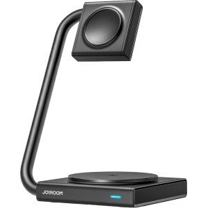 Buy Joyroom JR-WQN05 2in1 inductive charger 15W MagSafe Qi black - JYR946 - {ean13} - Home Screen Store Europe