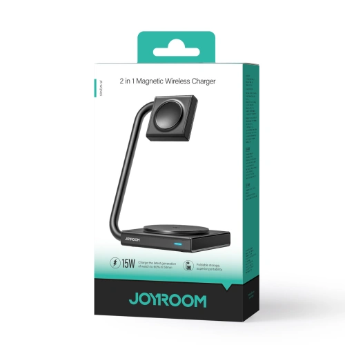 Kup Indukční nabíječka 2w1 Joyroom JR-WQN05 15W MagSafe Qi černá - JYR946 - {ean13} - Sklep Home Screen