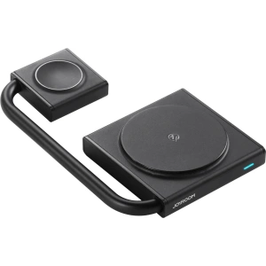 Buy Joyroom JR-WQN05 2in1 inductive charger 15W MagSafe Qi black - JYR946 - {ean13} - Home Screen Store Europe