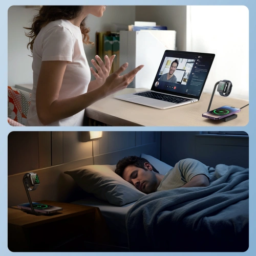Kup Indukční nabíječka 2w1 Joyroom JR-WQN05 15W MagSafe Qi černá - JYR946 - {ean13} - Sklep Home Screen