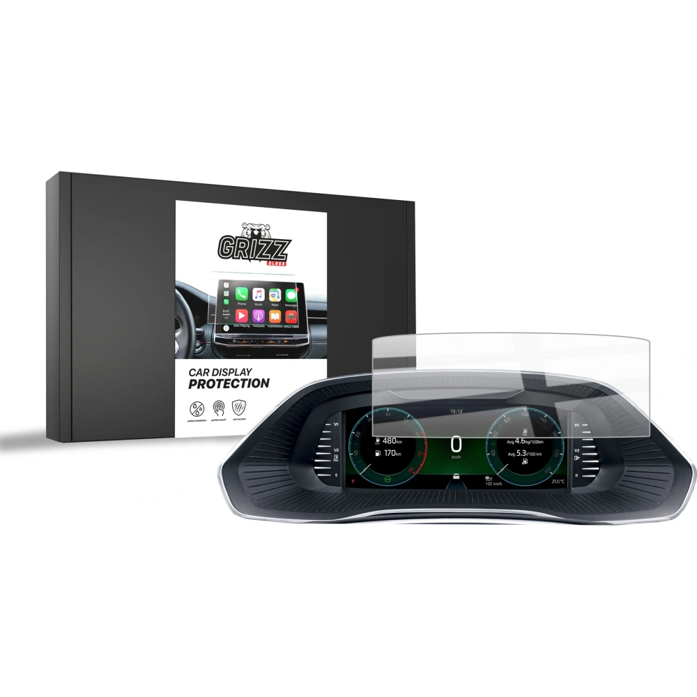 Folia ceramiczna GrizzGlass CarDisplay Protection do Skoda Karoq Virtual Cockpit 10,25" 2021-2025