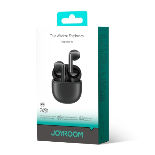 Kup Vezeték nélküli fülhallgató Joyroom Funpods Series JR-FB1 TWS Bluetooth 5.3 fekete - JYR948 - {ean13} - Sklep Home Screen