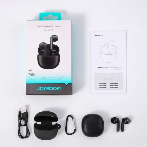 Kup Vezeték nélküli fülhallgató Joyroom Funpods Series JR-FB1 TWS Bluetooth 5.3 fekete - JYR948 - {ean13} - Sklep Home Screen