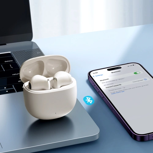 Kup Vezeték nélküli fülhallgató Joyroom Funpods Series JR-FB1 TWS Bluetooth 5.3 bézs színben - JYR949 - {ean13} - Sklep Home Screen