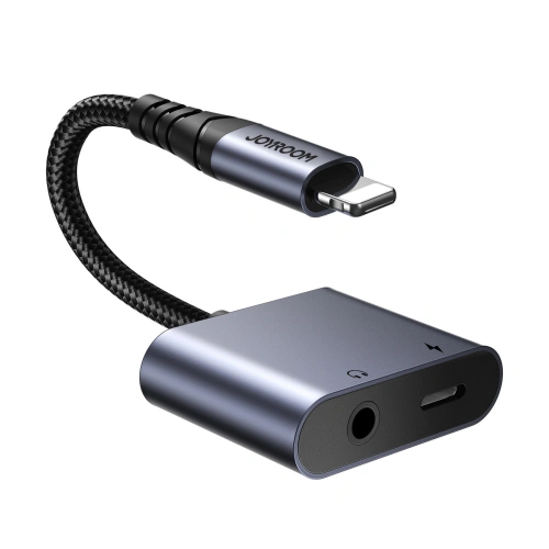 Kup Adaptér DAC 2w1 Joyroom SY-L01 Lightning / Lightning, mini jack 3.5mm černý - JYR951 - {ean13} - Sklep Home Screen