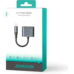 Buy Joyroom SY-L02 DAC adapter 2in1 Lightning / 2xLightning black - JYR952 - {ean13} - Home Screen Store Europe