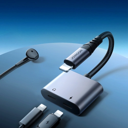 Kup DAC adapter 2w1 Joyroom SY-L02 Lightning / 2xLightning fekete - JYR952 - {ean13} - Sklep Home Screen