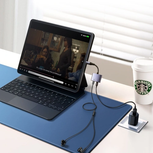 Kup DAC adapter 2w1 Joyroom SY-L02 Lightning / 2xLightning fekete - JYR952 - {ean13} - Sklep Home Screen