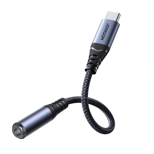 Kup DAC adapter Joyroom SY-C01 USB-C / mini jack 3.5mm fekete - JYR953 - {ean13} - Sklep Home Screen