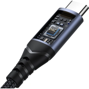 Adapter DAC Joyroom SY-C01 USB-C / mini jack 3.5mm czarny