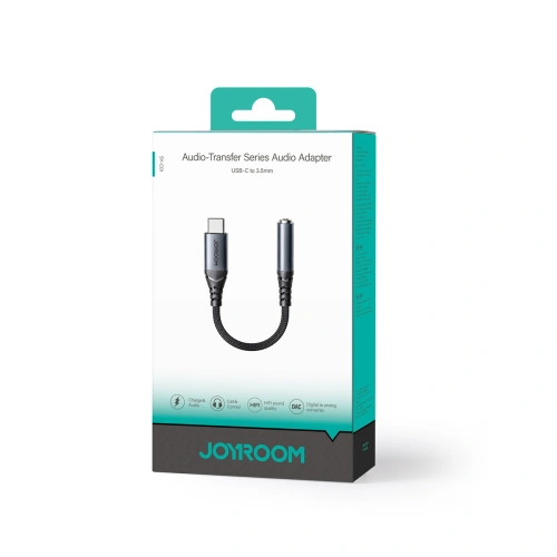 Kup Adaptér DAC Joyroom SY-C01 USB-C / mini jack 3.5mm černý - JYR953 - {ean13} - Sklep Home Screen