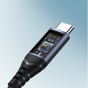 Adapter DAC Joyroom SY-C01 USB-C / mini jack 3.5mm czarny